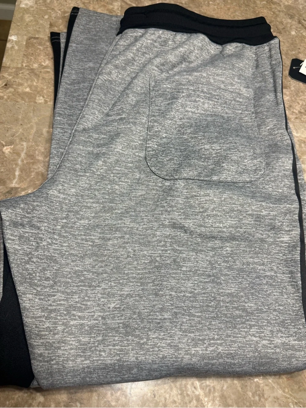 Modern Culture Men’s Light Grey Sweatpants 3XB NWT Black Side Stripe Jog